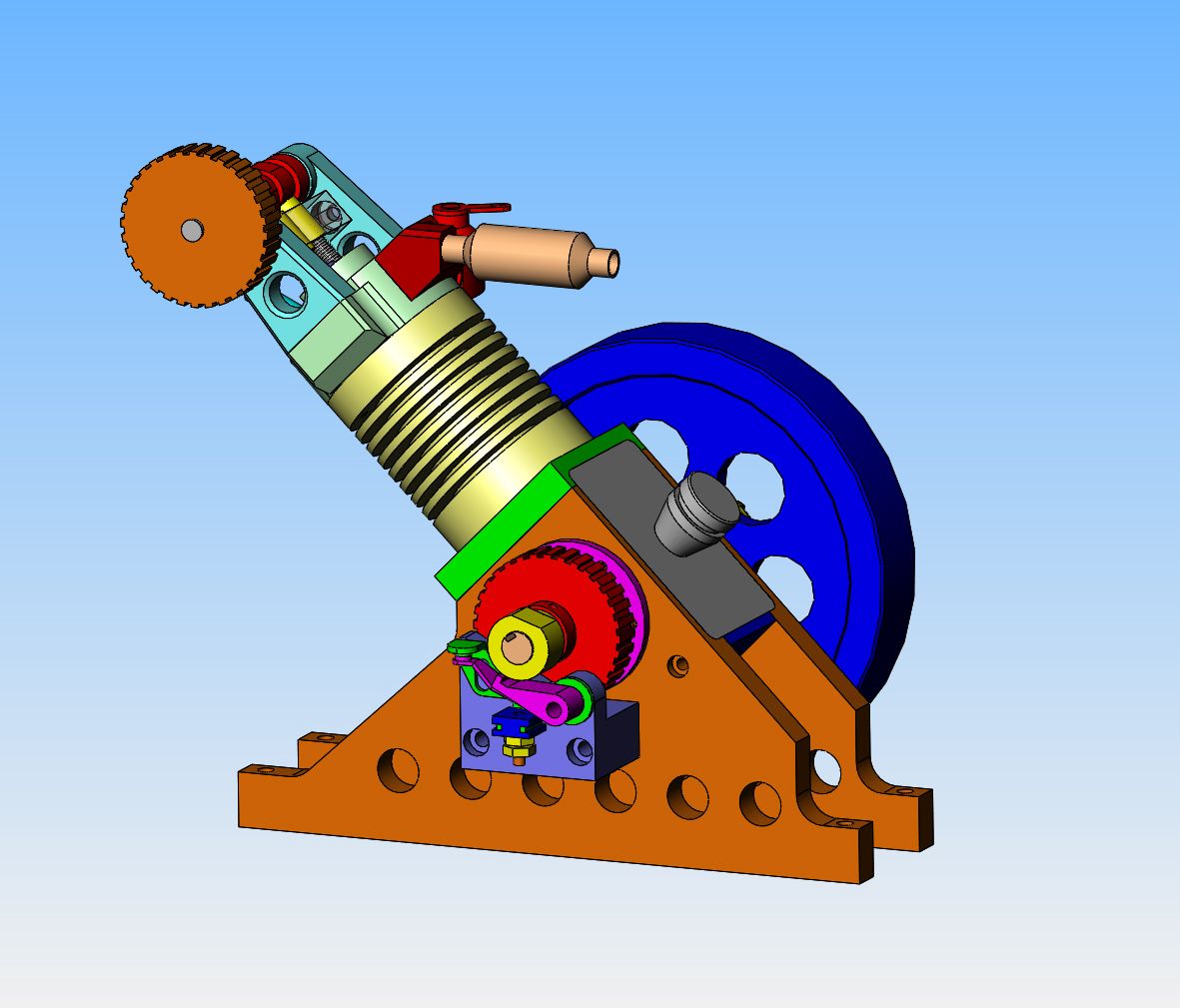 Rupnow Ovehead Cam Air Cooled Home Model Engine Machinist Forum